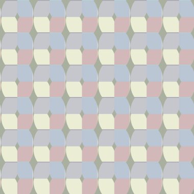 Geometrik süslemeli vektör deseni. Kusursuz tasarım dokusu.