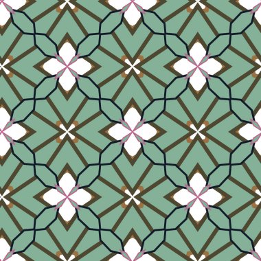 Geometrik süs tarzında soyut arkaplan dokusu. Kusursuz tasarım.