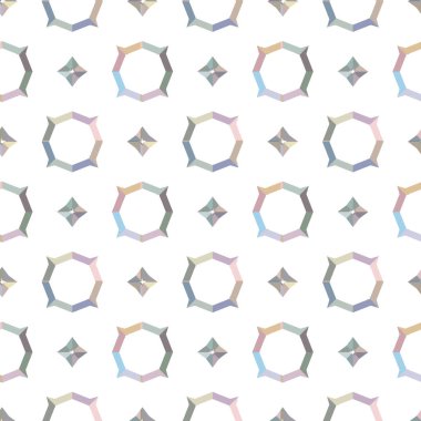 Kusursuz Vektör Deseni. Geometrik Süsleme Biçiminde Arkaplan DokusuName.