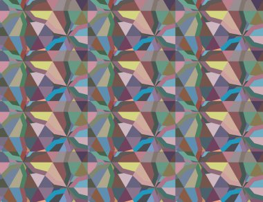 geometrik süsleme biçiminde kusursuz vektör deseni