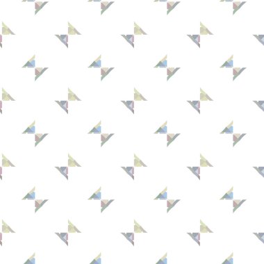 geometrik süsleme biçiminde kusursuz vektör deseni