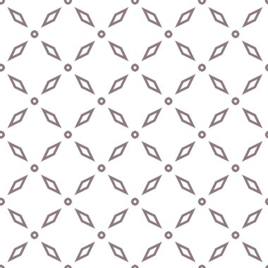 geometrik süsleme biçiminde kusursuz vektör deseni