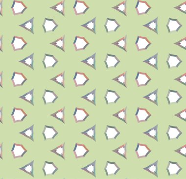 Dikişsiz geometrik süs vektör deseni. Soyut arka plan