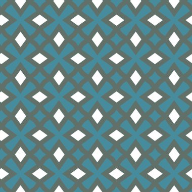 geometrik süsleme biçiminde kusursuz vektör deseni