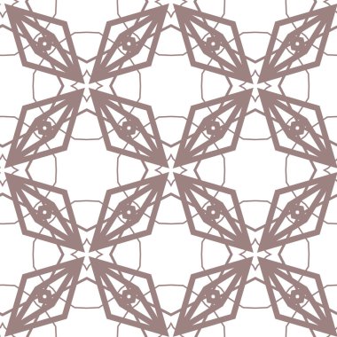 Geometrik süslemeli vektör deseni. Kusursuz tasarım dokusu.