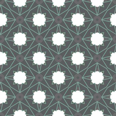 Geometrik süslemeli vektör deseni. Kusursuz tasarım dokusu.