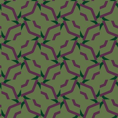 geometrik süsleme biçiminde kusursuz vektör deseni