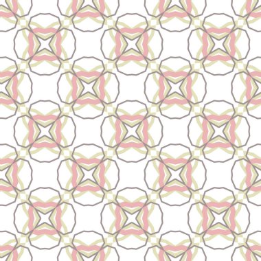 geometrik süsleme biçiminde kusursuz vektör deseni