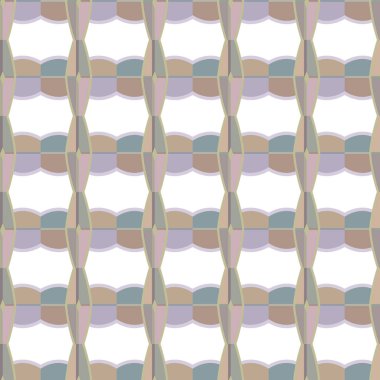 Dikişsiz geometrik süs vektör deseni. Soyut arka plan