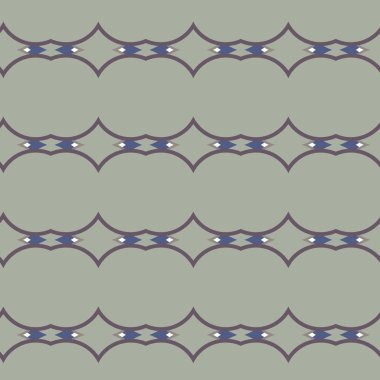 Geometrik süslemeli vektör deseni. Kusursuz tasarım dokusu.