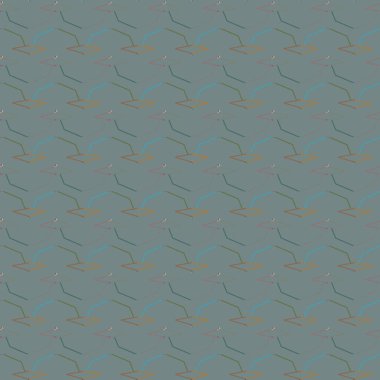 geometrik süsleme biçiminde kusursuz vektör deseni