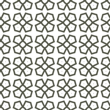 Dikişsiz geometrik süs vektör deseni. Soyut arka plan