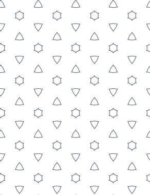 geometrik süsleme biçiminde kusursuz vektör deseni