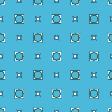 geometrik süsleme biçiminde kusursuz vektör deseni