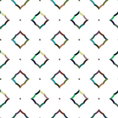 Geometrik süslemeli vektör deseni. Kusursuz tasarım dokusu.