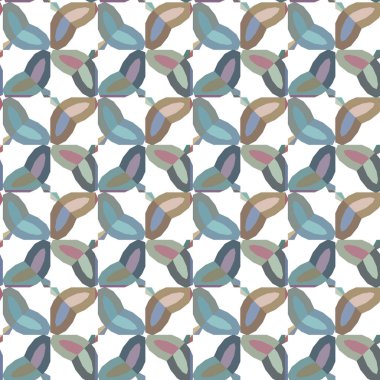 Geometrik süslemeli vektör deseni. Kusursuz tasarım dokusu.