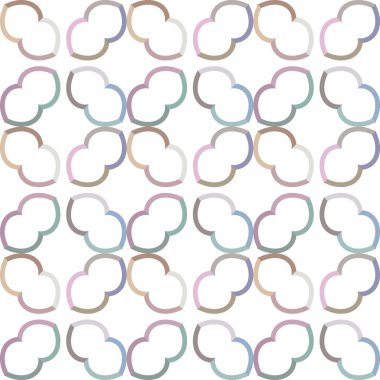 geometrik süsleme biçiminde kusursuz vektör deseni