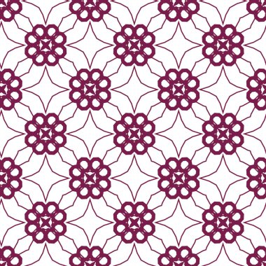 Dikişsiz geometrik süs vektör deseni. Soyut arka plan