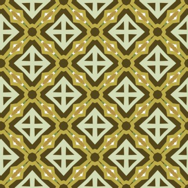 Geometrik süslemeli vektör deseni. Kusursuz tasarım dokusu.