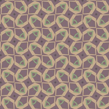 Geometrik süslemeli vektör deseni. Kusursuz tasarım dokusu.