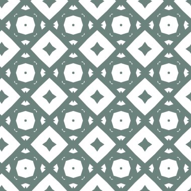 geometrik süsleme biçiminde kusursuz vektör deseni