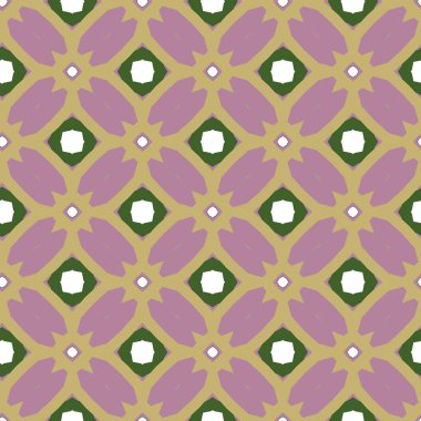 Geometrik süslemeli vektör deseni. Kusursuz tasarım dokusu.