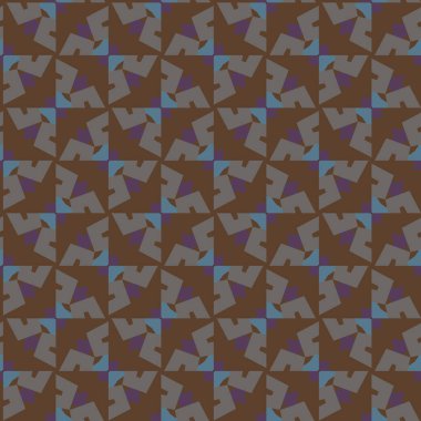 Dikişsiz geometrik süs vektör deseni. Soyut arka plan