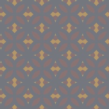 Dikişsiz geometrik süs vektör deseni. Soyut arka plan