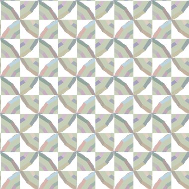 geometrik süsleme biçiminde kusursuz vektör deseni