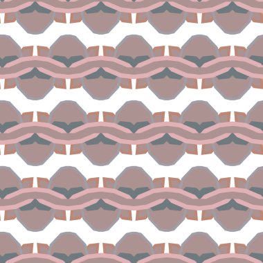 geometrik süsleme biçiminde kusursuz vektör deseni