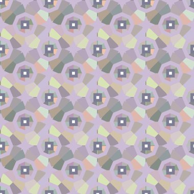geometrik süsleme biçiminde kusursuz vektör deseni