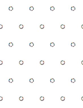 Dikişsiz geometrik süs vektör deseni. Soyut arka plan