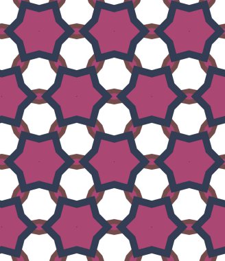 Geometrik süslemeli vektör deseni. Kusursuz tasarım dokusu.