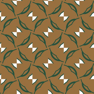 geometrik süsleme biçiminde kusursuz vektör deseni