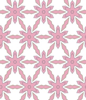 Dikişsiz geometrik süs vektör deseni. Soyut arka plan