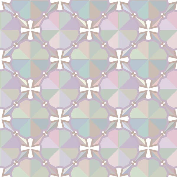 Motif Vectoriel Sans Couture Dans Style Ornemental Géométrique — Image vectorielle