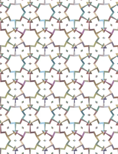 Geometrik süslemeli vektör deseni. Kusursuz tasarım dokusu.