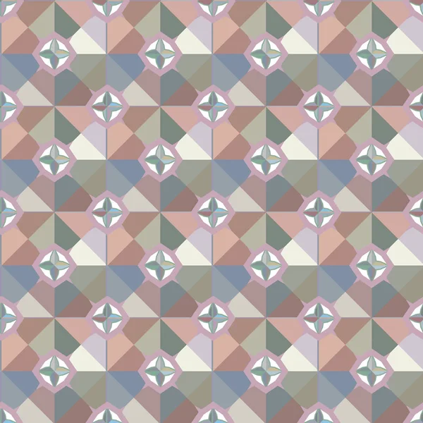 geometrik süsleme biçiminde kusursuz vektör deseni