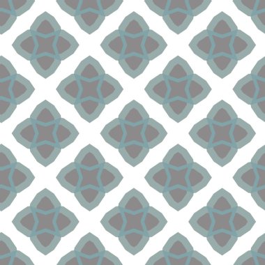 geometrik süsleme biçiminde kusursuz vektör deseni
