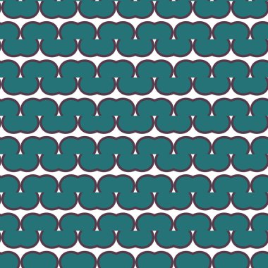 geometrik süsleme biçiminde kusursuz vektör deseni