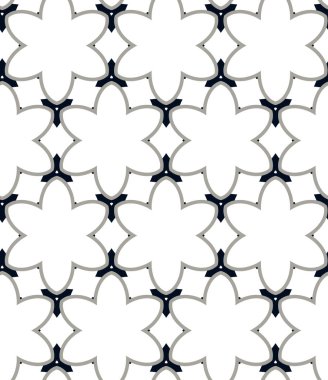 Kusursuz Vektör Deseni. Geometrik Süsleme Biçiminde Arkaplan DokusuName.
