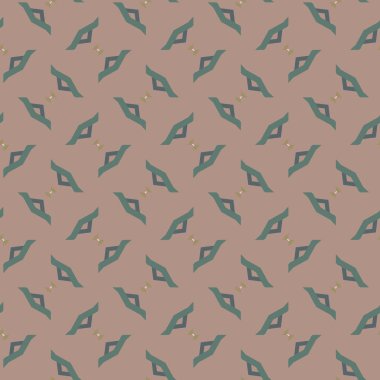 geometrik süsleme biçiminde kusursuz vektör deseni