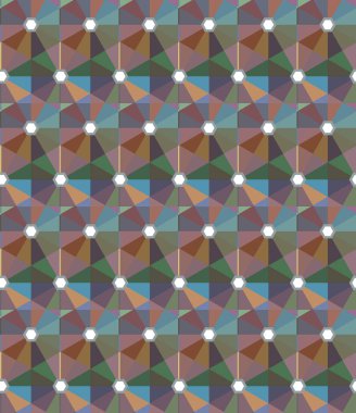 Geometrik süslemeli vektör deseni. Kusursuz tasarım dokusu.