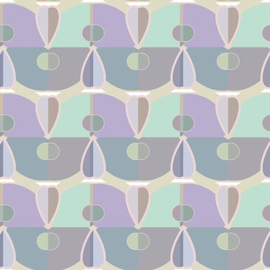 Kusursuz Vektör Deseni. Geometrik Süsleme Biçiminde Arkaplan DokusuName.