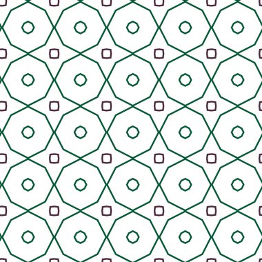 geometrik süsleme biçiminde kusursuz vektör deseni