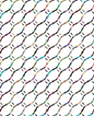 Geometrik süslemeli vektör deseni. Kusursuz tasarım dokusu.