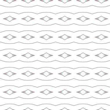 geometrik süsleme biçiminde kusursuz vektör deseni