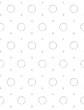 Geometrik süslemeli vektör deseni. Kusursuz tasarım dokusu.