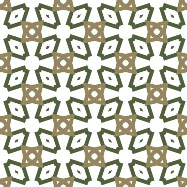Geometrik süslemeli vektör deseni. Kusursuz tasarım dokusu.