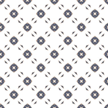 geometrik süsleme biçiminde kusursuz vektör deseni